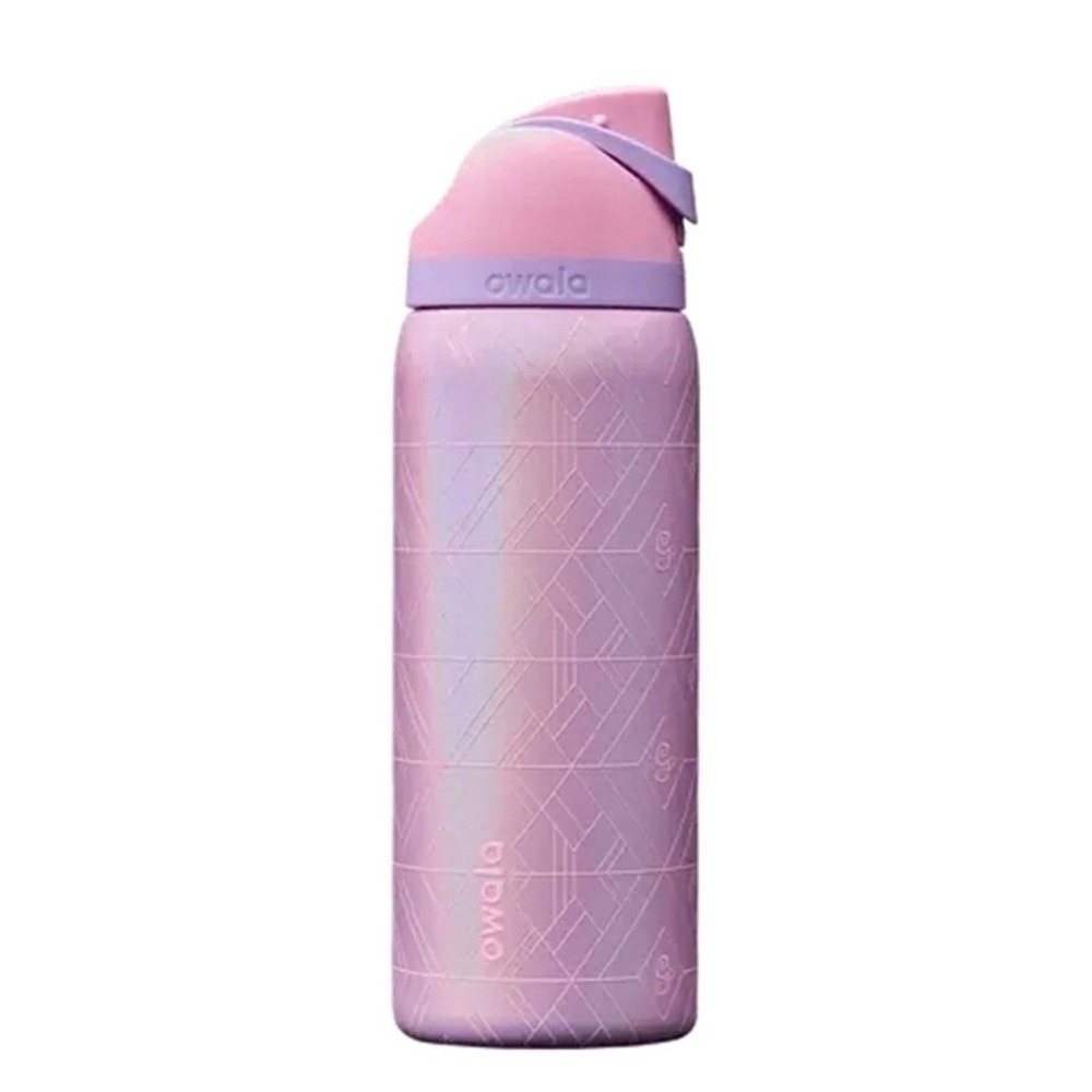 Wicked Glinda Owala Pink and Purple Water Bottle